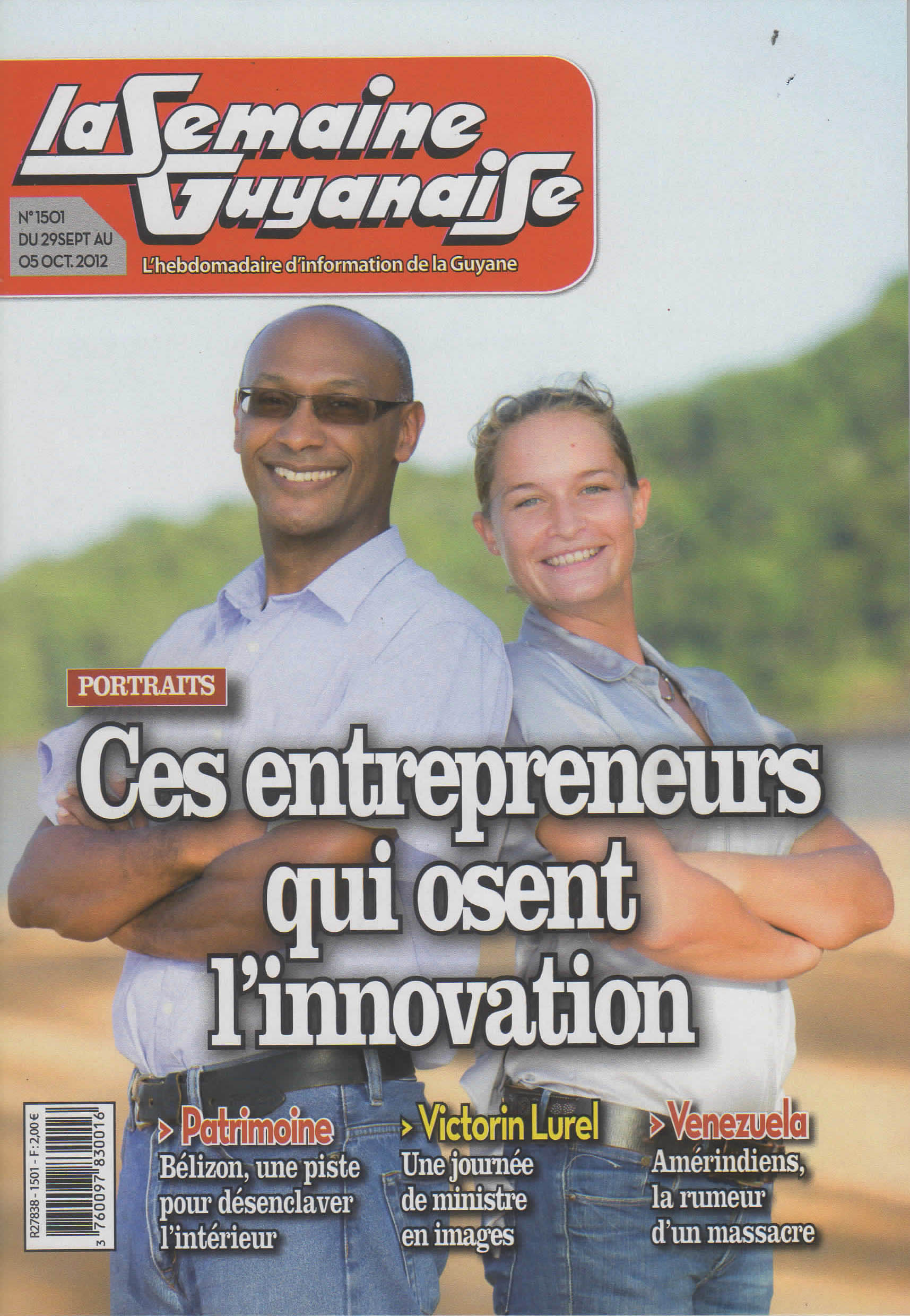 La Semaine Guyanaise n°1501 (26/09/12)