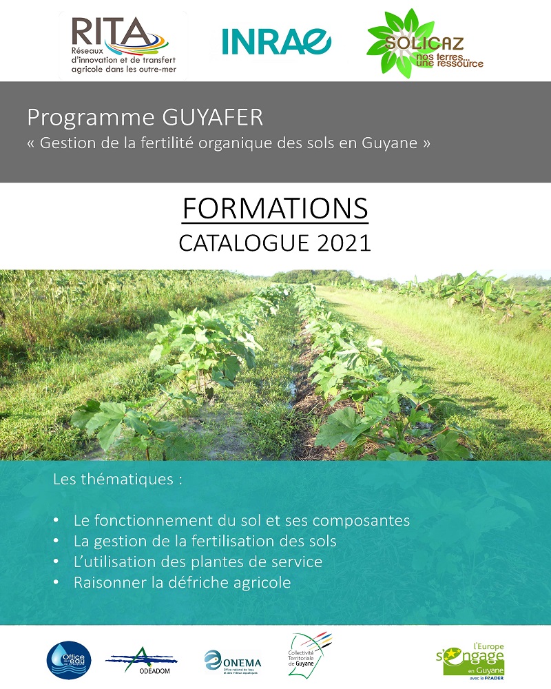 Programme de formation 2021 « Gestion de la fertilité organique des sols en Guyane »